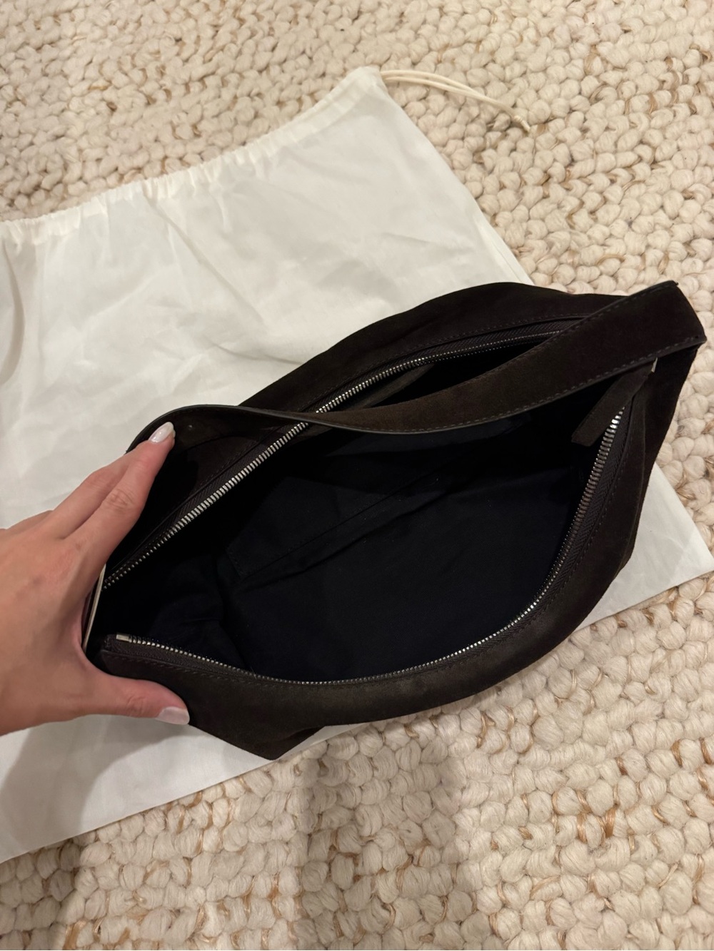 Massimo Dutti Suede Shoulder Bag - Picture 5 of 7
